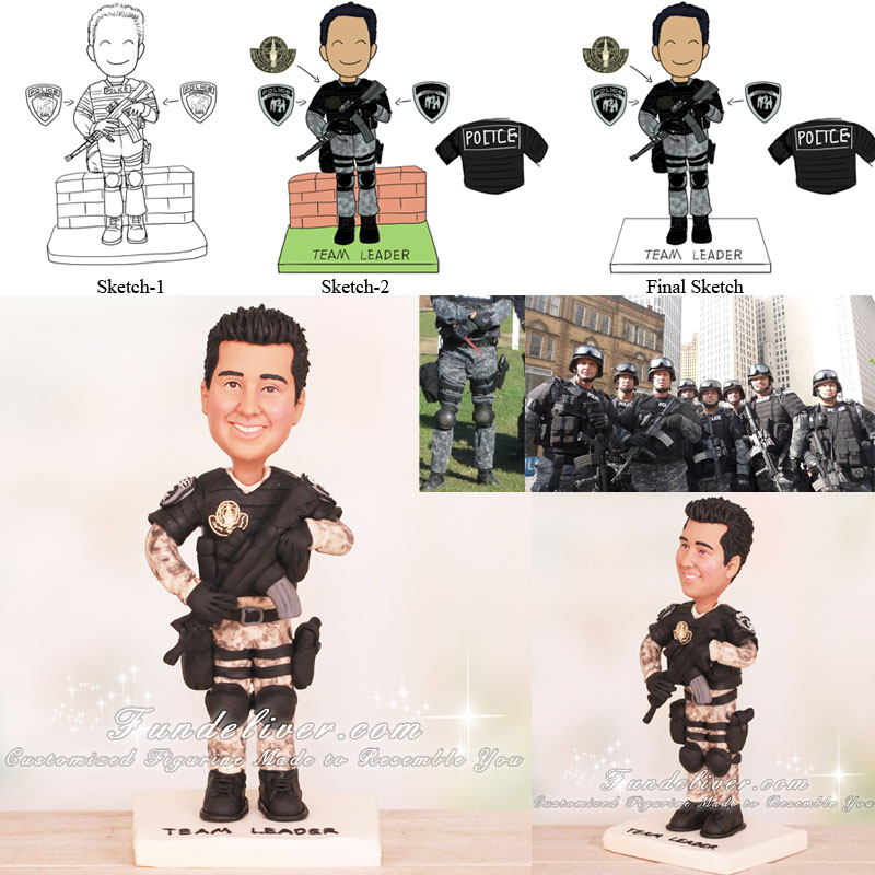 SRT SWAT Cake Toppers